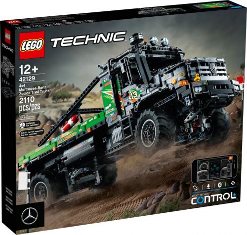 LEGO 42129 Sterowana przez aplikację ciężarówka Mercedes-Benz Zetros z napędem na 4 koła (WYPRZEDAŻ)