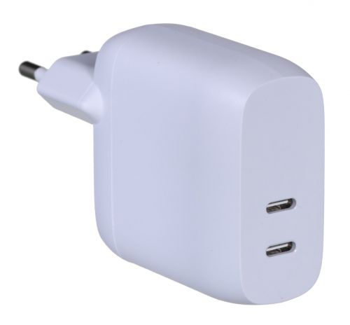 BELKIN ŁADOWARKA SIECIOWA 2XUSB-C 20W X2 PD (40W) BIAŁA