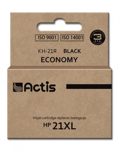 Tusz ACTIS KH-21R (zamiennik HP 21XL C9351A; Standard; 20 ml; czarny)