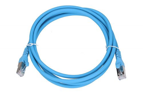 Kabel sieciowy Extralink EX.6563 (RJ45 - RJ45 ; 2m; S/FTP; kat. 6a; kolor niebieski)