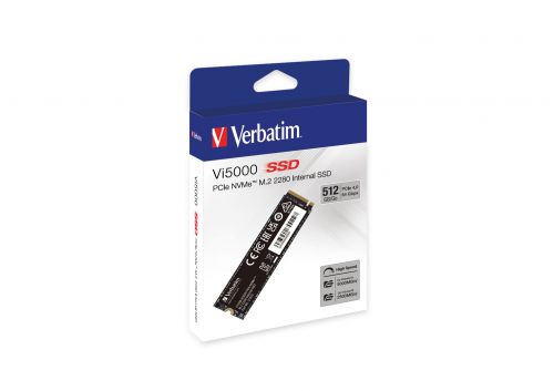 Dysk SSD Verbatim NVMe, 512GB, Vi5000 M.2