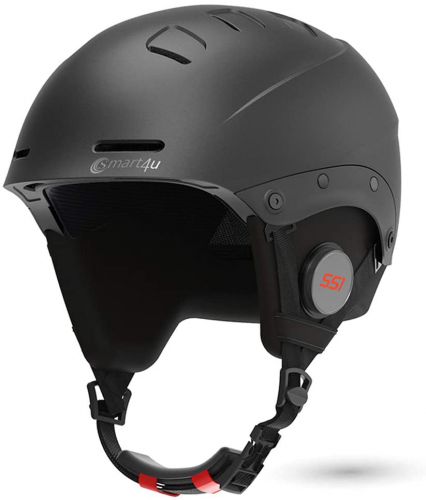 Kask narciarski Smart4U SS1 \L\, Bluetooth V4.1 z funkcją EDR, czarny