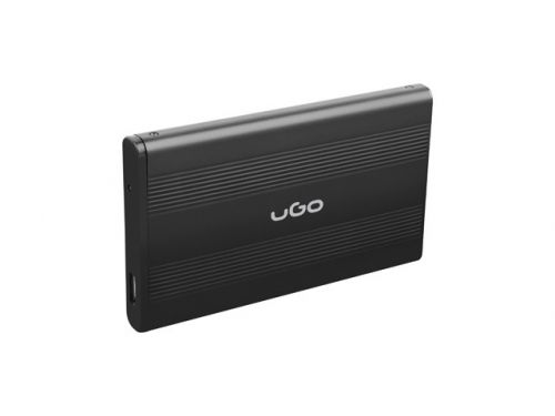 Obudowa UGO UKZ-1003 (2.5\; USB 2.0; Aluminium; kolor czarny)