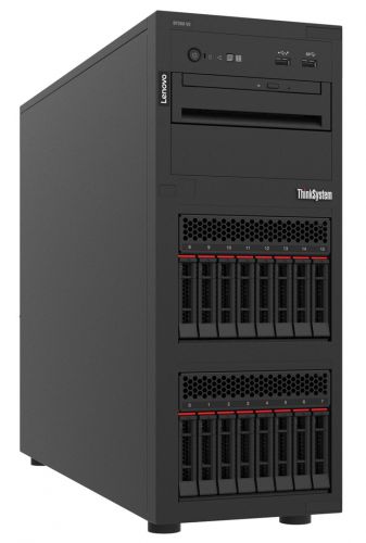 Lenovo ThinkSystem ST250 V2 Xeon E-2356G (6C 3.2GHz 12MB Cache/80W), 1x16GB, O/B, 2.5\ HS (8), Soft