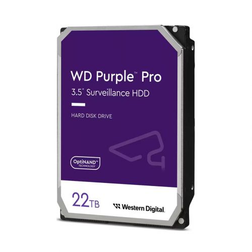 Dysk HDD WD Purple Pro WD221PURP (22 TB ; 3.5\; 512 MB; 7200 obr/min)