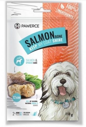 Pawerce Salmon bone medium breeds, 2szt/ 110g