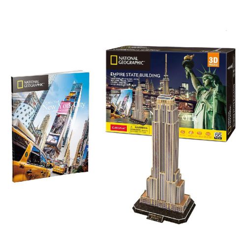 Cubic Fun Puzzle 3D National Geographic Empire State Building