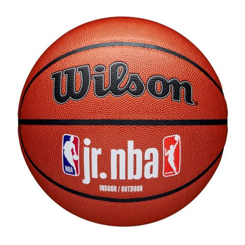 Piłka do koszykówki Wilson JR NBA Logo Indoor Outdoor brązowa rozm. 7