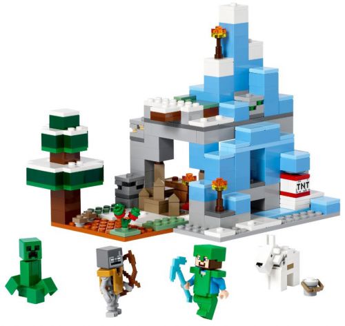LEGO Minecraft 21243 Ośnieżone szczyty
