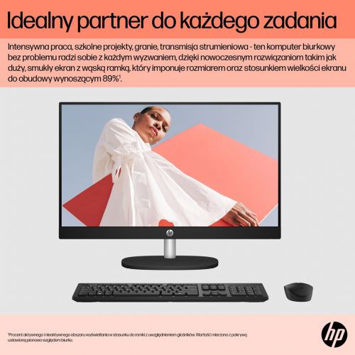 HP AIO 24-cr0005nw Ryzen 5 7520U 23.8\FHD AG IPS 8GB_DDR5 SSD512 Radeon 610M Win11 2Y Shell White