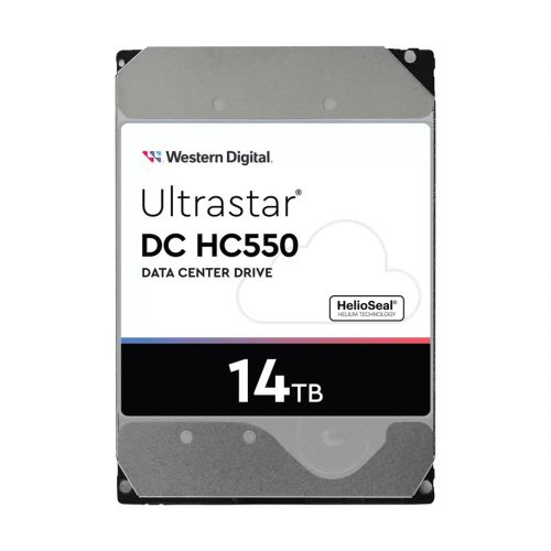 Dysk serwerowy HDD Western Digital Ultrastar DC HC550 WUH721814ALE6L4 (14 TB; 3.5\; SATA III)