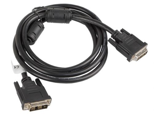Kabel Lanberg CA-DVIS-10CC-0018-BK (DVI-D M - DVI-D M; 1,8m; kolor czarny)
