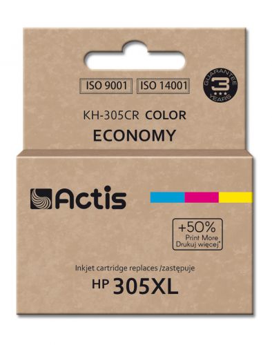 Tusz Actis KH-30CR do drukarki HP; Zamiennik 3YM63AE; Standard; 18 ml; color