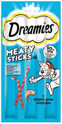 Dreamies Meaty Sticks Łosoś 30g
