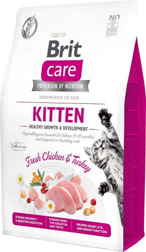 BRIT Care Kitten Fresh Chicken with Turkey - sucha karma dla kota - 2 kg