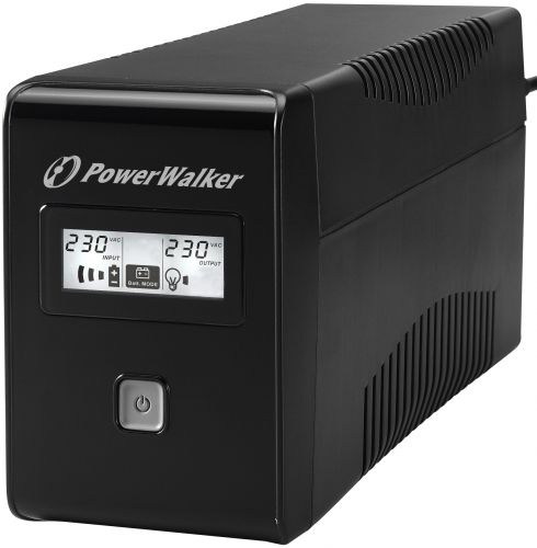 POWER WALKER UPS LINE-IN VI 850 LCD 850VA 2X SCHUKO, RJ11, USB, LCD