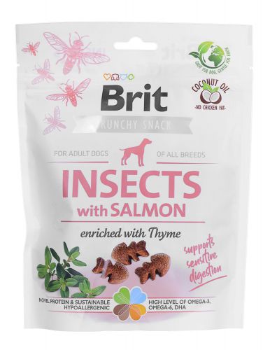 Przysmak Brit Care Dog Insect&Salmon 200g