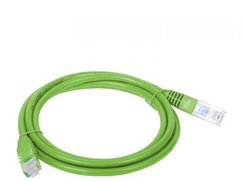 Patchcord UTP A-LAN KKU5ZIE5.0 (RJ45 - RJ45 ; 5m; UTP; kat. 5e; kolor zielony)