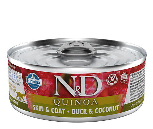 FARMINA N&D CAT QUINOA DUCK&COCONUT ADULT 80g