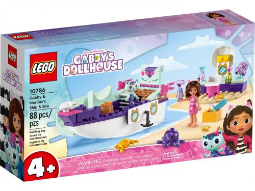 LEGO Gabby\'s Dollhouse 10786 Statek i spa Gabi i Syrenkotki