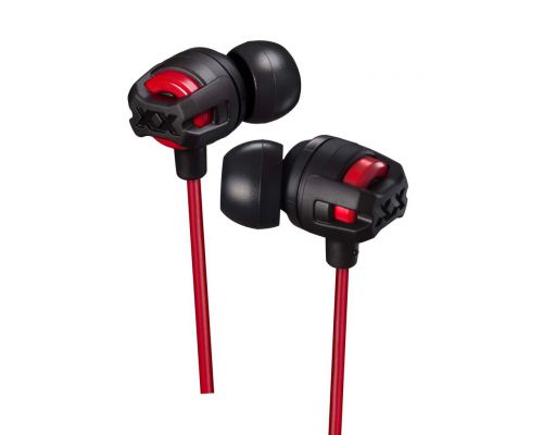 Słuchawki JVC HAF-X103MRE (douszne, z mikrofonem, czerwone)