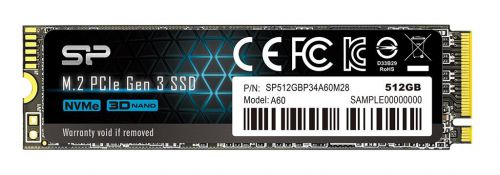 Dysk SSD Silicon Power Ace A60 SP512GBP34A60M28 (512 GB ; M.2; PCIe NVMe 3.0 x4)