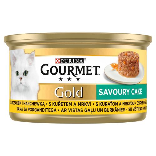 GOURMET GOLD - Savoury Cake z Kurczakiem i marchewką 85g