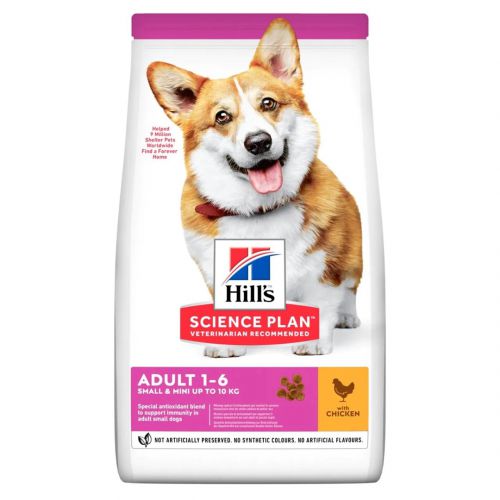 HILL\'S SP CANINE  ADULT SMALL & MINI CHICKEN  6 KG
