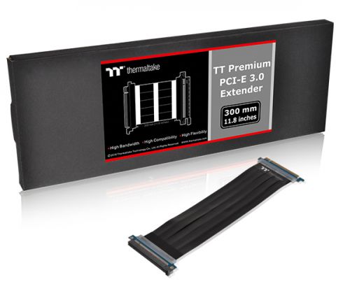 Taśma Thermaltake TT Premium PCI-E 3.0 x16 Extender - 300mm AC-045-CN1OTN-C1 (PCI-E x16 M - PCI-E x1