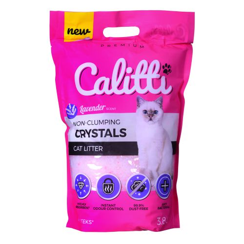 CALITTI Crystals Lavender  - żwirek silikonowy 3,8l
