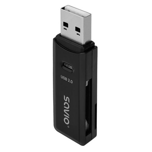 SAVIO CZYTNIK KART SD, USB 2.0 AK-63