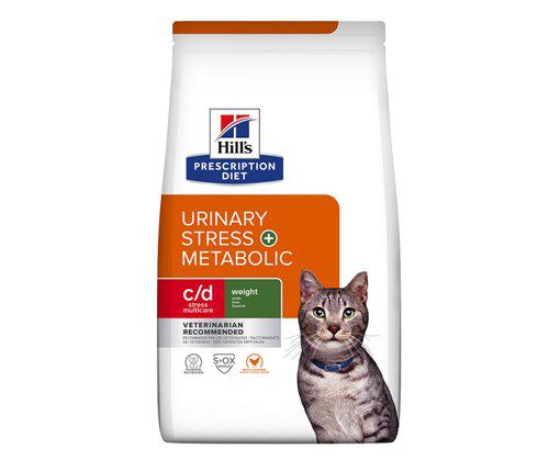 HILL\'S PD FELINE  C/D URINARY STRES + METABOLIC 3 KG