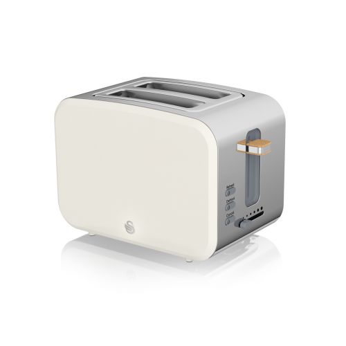 Toster Swan Nordic Toaster ST14610WHTN (900W; kolor biały) (WYPRZEDAŻ)