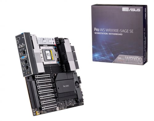 ASUS PRO WS WRX90E-SAGE SE AMD WRX90 Threadripper PRO, 2 x Intel X7100-AT2 dual 10Gb + 1x RTL8211F 1