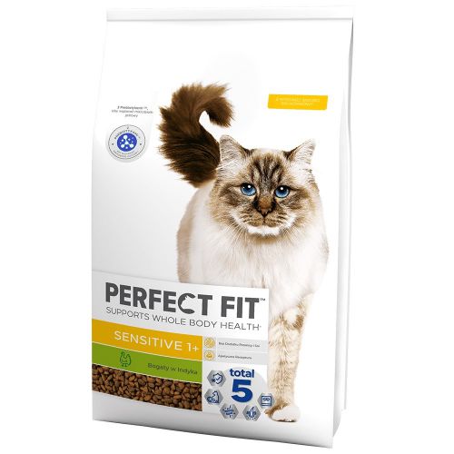 PERFECT FIT Sensitive sucha karma dla kota z indykiem 7kg