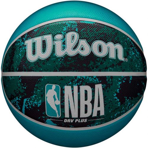 Piłka do koszykówki Wilson NBA DRV Plus Vibe czarno-niebieska rozm. 5