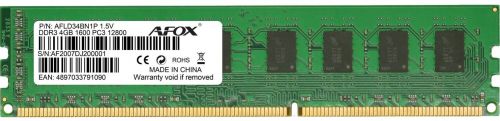 AFOX DDR3 4GB 1600MHZ MICRON CHIP LV 1,35V AFLD34BN1L