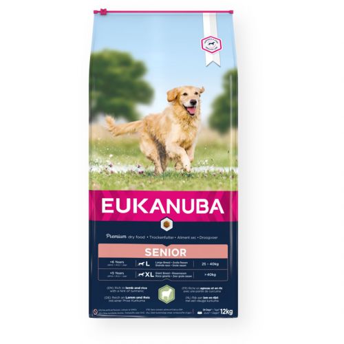 EUKANUBA Senior Lamb & Rice Bag 12kg - sucha karma dla psa - 12 kg