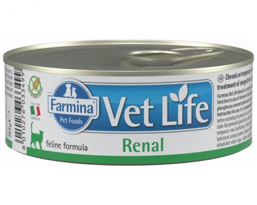 FARMINA Vet Life Natural Diet Cat Renal - mokra karma dla kota - 85g