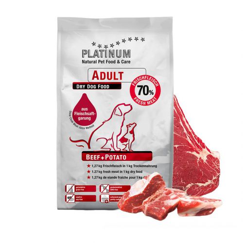 Platinum Beef Potato 5kg, karma półwilgotna dla psów