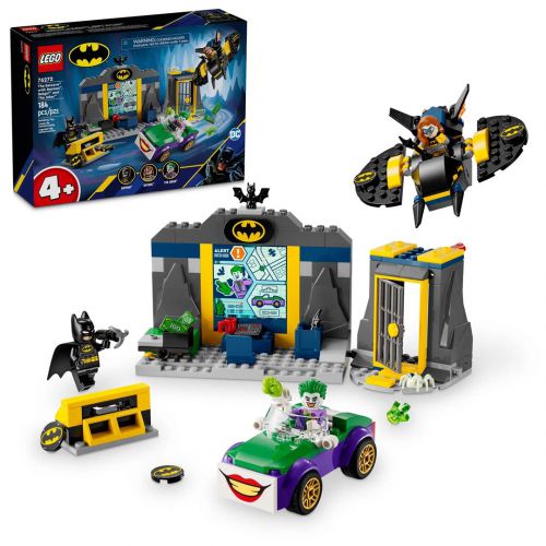 LEGO Super Heroes 76272 Jaskinia Batmana z Batmanem, Batgirl i Jokerem