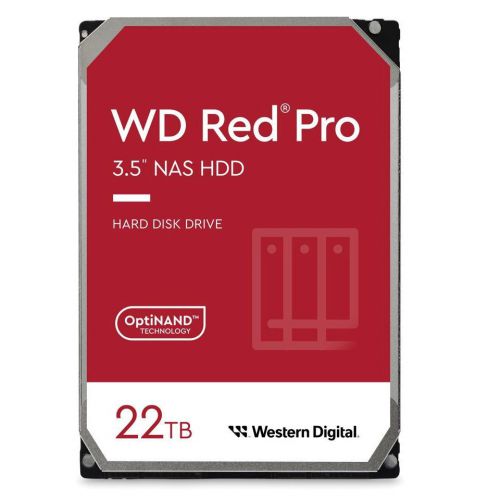 Dysk HDD WD Red Pro WD221KFGX (22 TB ; 3.5\; 512 MB; 7200 obr/min)