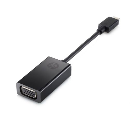 HP Adapter USB-C/VGA, P7Z54AA, czarny