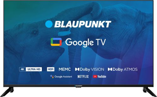 TV 43\ Blaupunkt 43UBG6000S 4K Ultra HD LED, GoogleTV, Dolby Atmos, WiFi 2,4-5GHz, BT, czarny