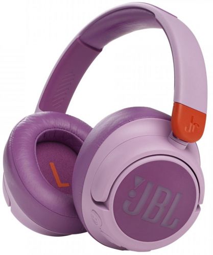 Słuchawki JBL JR460NC (nauszne, bluetooth, dla dzieci, różowe)