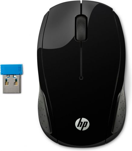 HP 200 Black Wireless Mouse X6W31AA