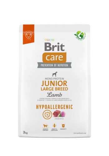Brit Care Dog Hypoallergenic Junior Large Lamb 3kg