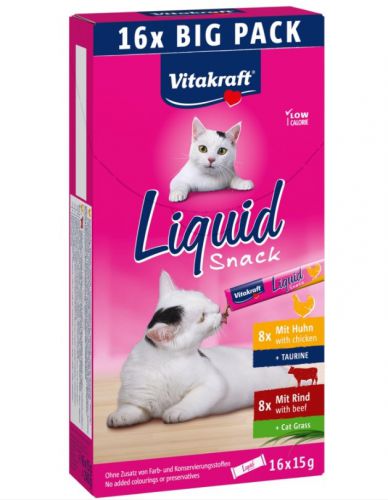 VITAKRAFT CAT LIQUID SNACK multipack 16x15g