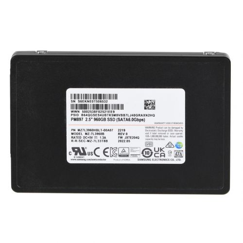 Dysk SSD Samsung PM897 960GB SATA 2.5\ MZ7L3960HBLT-00A07 (DWPD 3)