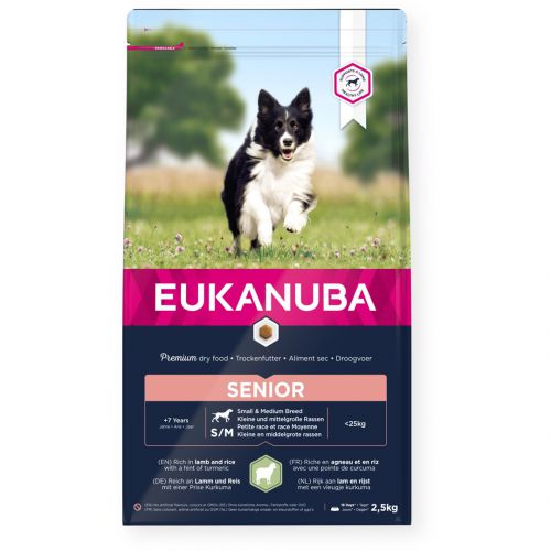 EUKANUBA Senior 7+ Lamb & Rice  2,5kg